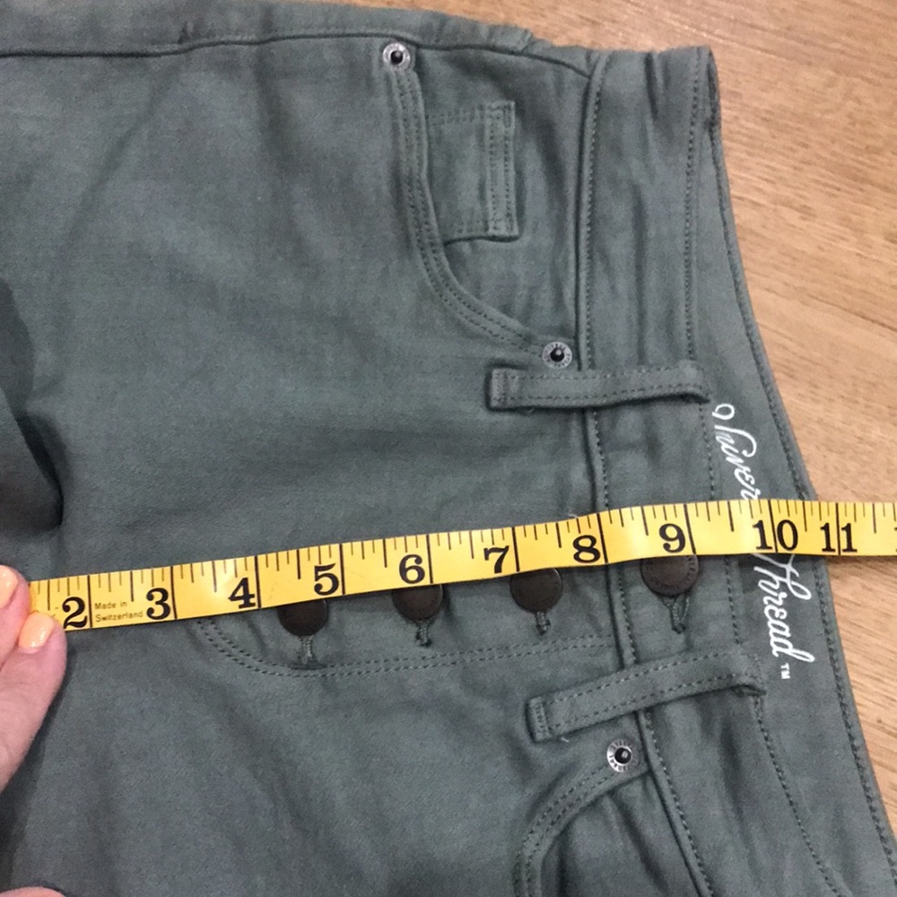 Universal Thread Army Green High Rise MIDI Shorts - Picture 3 of 7